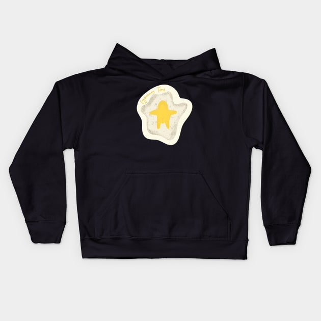 Eggstremely tired Kids Hoodie by Brain Vomit 